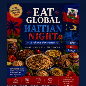 Cover Image for Born Global Eat Global - Haitian Night