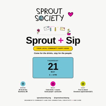 Cover Image for Sprout + Sip: Your Local Community Happy Hour