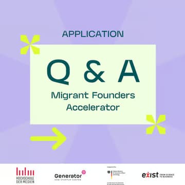 Cover Image for Q&A Migrant Founders Accelerator - Application Autumn Batch 26