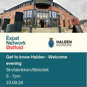 Cover Image for Get to Know Halden – Welcome Evening 👋