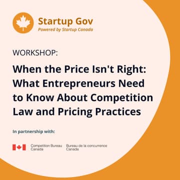Cover Image for When the Price Isn't Right: Competition Law and Pricing Practices | Startup Gov 2026