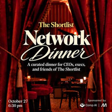 Cover Image for The Shortlist Network Dinner