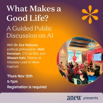 Cover Image for What Makes a Good Life? A Guided Public Discussion on AI