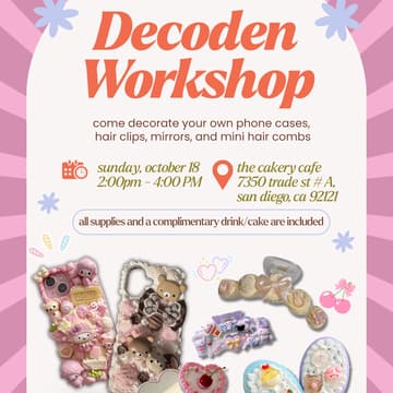 Cover Image for Decoden Craft & Mingle: Make Your Own Cute Accessories 💖