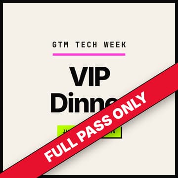 Cover Image for GTM Week: VIP Dinner by Zowie