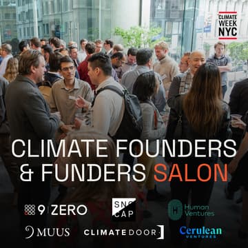 Cover Image for NYCW | Climate Founders & Funders Salon