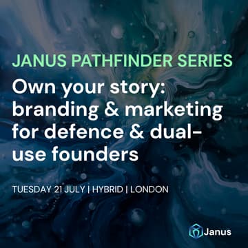 Cover Image for Own your story: branding & marketing for defence & dual-use founders