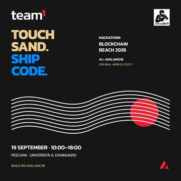 Cover Image for Team1 Hackathon at Blockchain Beach 2026