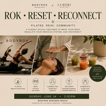Cover Image for Sunday Social Club: Reformer Pilates + Reiki Reset