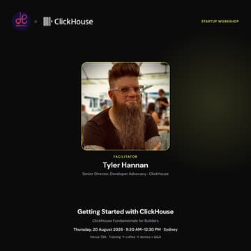 Cover Image for Getting Started with ClickHouse: A Startup Workshop