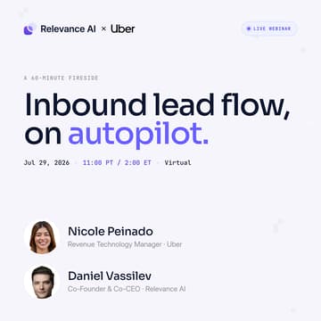 Cover Image for Inbound lead flow, on autopilot: Fireside with Uber