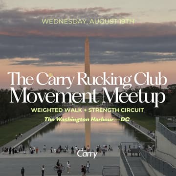 Cover Image for The Carry Rucking Club: DC Movement Meetup