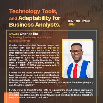 Cover Image for Technology Tools and Adaptability for Business Analysts