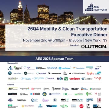 Cover Image for 26Q4 New York Executive Dinner: Mobility & Clean Transportation
