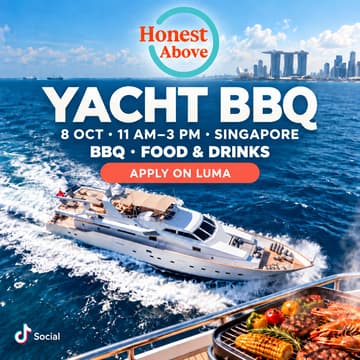 Cover Image for Yacht BBQ | TOKEN2049 Week | HonestAbove