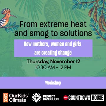 Cover Image for From extreme heat and smog to solutions: how mothers, women and girls are creating change