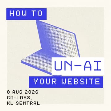 Cover Image for How to Un-AI your website