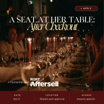 Cover Image for A Seat at HER Table: After Checkout with Aftersell