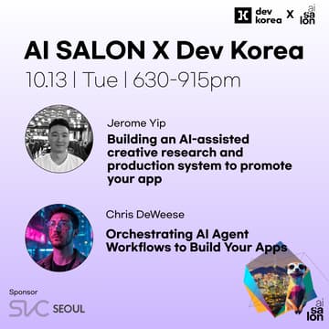 Cover Image for AI SALON X Dev Korea