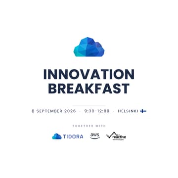 Cover Image for AWS Innovation Breakfast by TIDORA · Helsinki