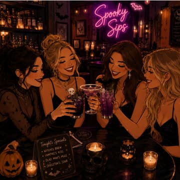 Cover Image for Friends & Follies Spooky Sips @ Adrift