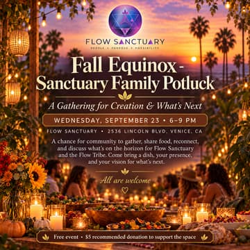 Cover Image for Fall Equinox - Sanctuary Family Potluck: A Gathering for Creation & What's Next