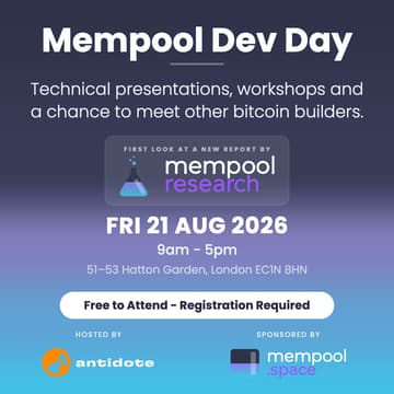Cover Image for Mempool Dev Day ⚡