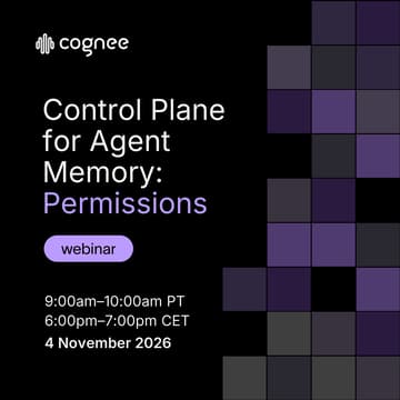 Cover Image for Control Plane for Agent Memory - Permissions