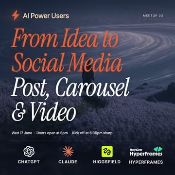 Cover Image for From Idea to Social Media Post, Carousel & Video