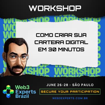 Cover Image for Workshop: Como Criar sua Carteira Digital em 30 Minutos