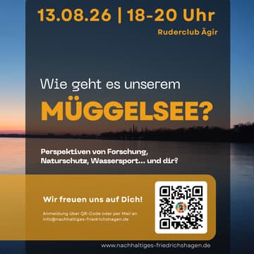 Cover Image for Austausch und Diskussion: Wie geht es unserem Müggelsee?
