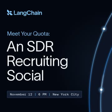 Cover Image for Meet Your Quota: An SDR Recruiting Social at LangChain - NYC