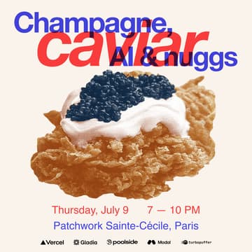 Cover Image for Champagne, caviar, AI & nuggs I Tech meet-up