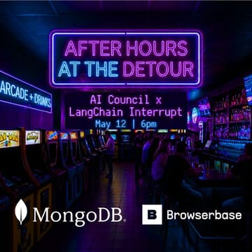 Cover Image for After Hours at The Detour: AI Council x LangChain Interrupt Happy Hour
