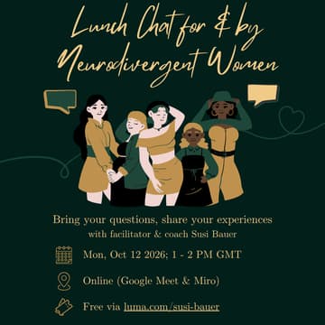 Cover Image for Lunch Chat for Neurodivergent Women (October 2026)