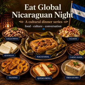 Cover Image for Born Global Eat Global - Nicaraguan Night