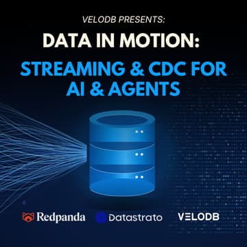 Cover Image for 🌊 Data in Motion: Streaming & CDC for AI & Agents