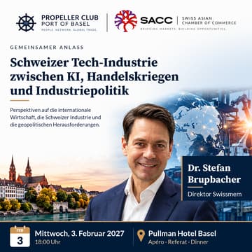 Cover Image for Schweizer Tech-Industrie zwischen KI, Handelskriegen und Industriepolitik