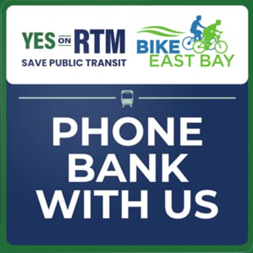 Cover Image for Hybrid Phonebank with Bike East Bay for Alameda County!