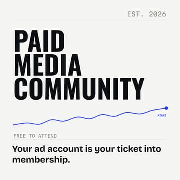 Cover Image for Paid Media Community - Miami Meetup