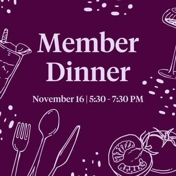 Cover Image for November Member Dinner