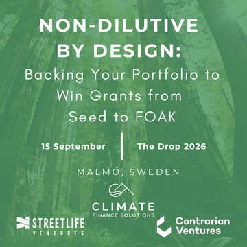 Cover Image for Non-Dilutive by Design: Backing Your Portfolio to Win Grants from Seed to FOAK