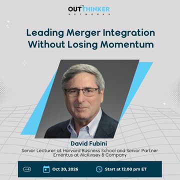 Cover Image for Leading Merger Integration Without Losing Momentum