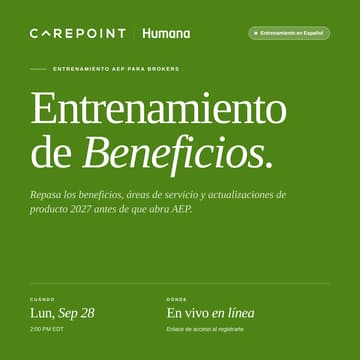 Cover Image for Humana · Entrenamiento de Beneficios 2027 (Español)