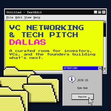 Cover Image for VC Networking & Tech Pitch | Dallas