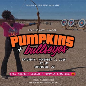 Cover Image for Pumpkins + Bullseyes: Fall Archery🎃🏹