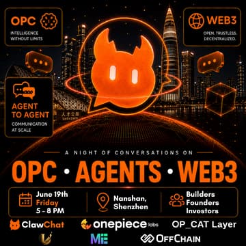 Cover Image for OPC·AGENT·WEB3 Meetup