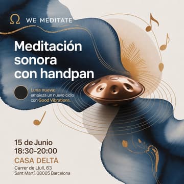 Cover Image for 🌑 We Meditate Ω Handpan Sound Meditation
