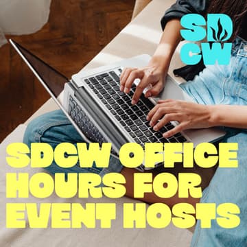 Cover Image for SDCW Office Hours for Event Hosts