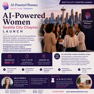 Cover Image for AI-Powered Women - Seattle City Chapter Launch